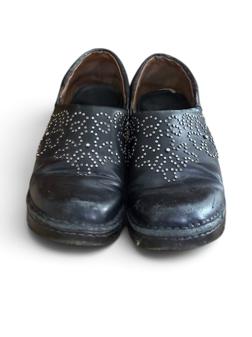 Ariat Strathmore Black Leather Studded Clogs